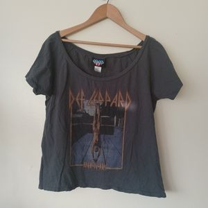 Def Leppard Junk Food Concert Tee,M